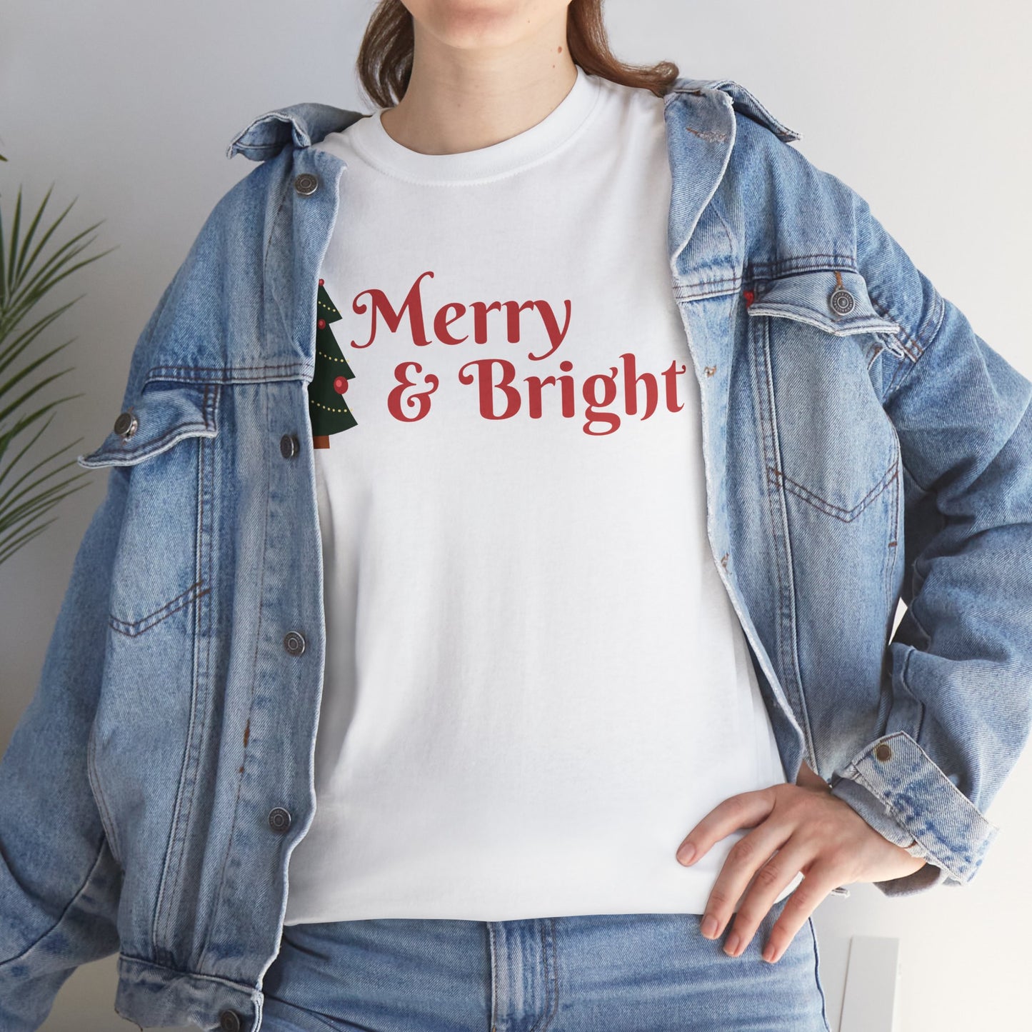 Christmas Unisex Tee - Merry and Bright Holiday Shirt