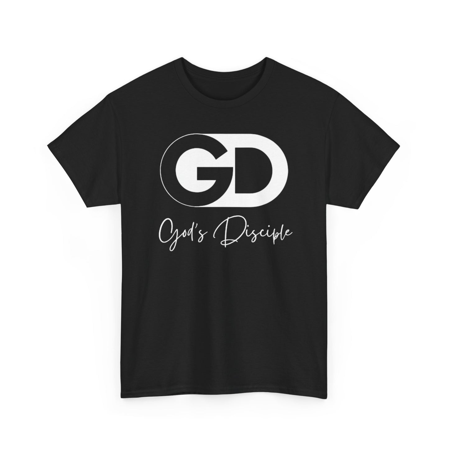 God's Disciple White Text Tee