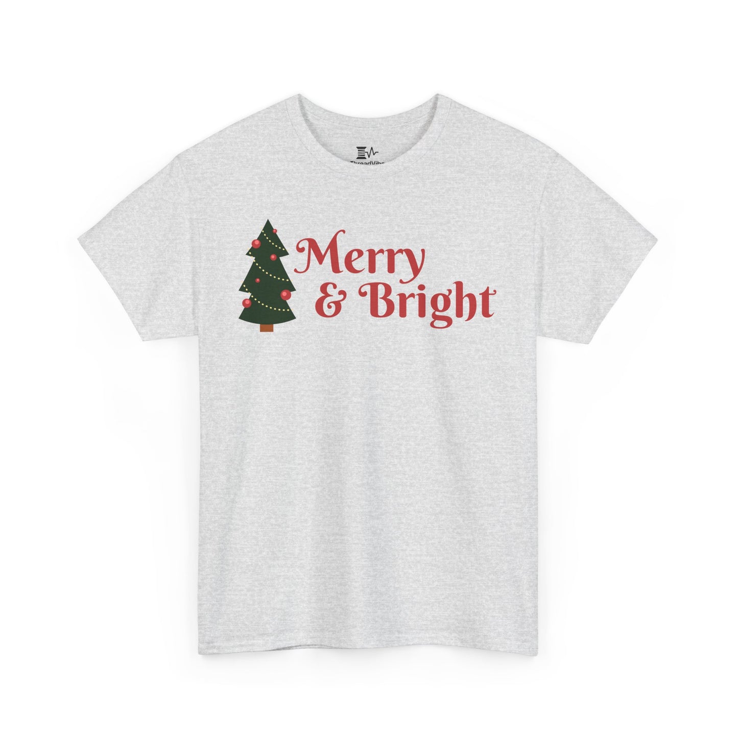 Christmas Unisex Tee - Merry and Bright Holiday Shirt
