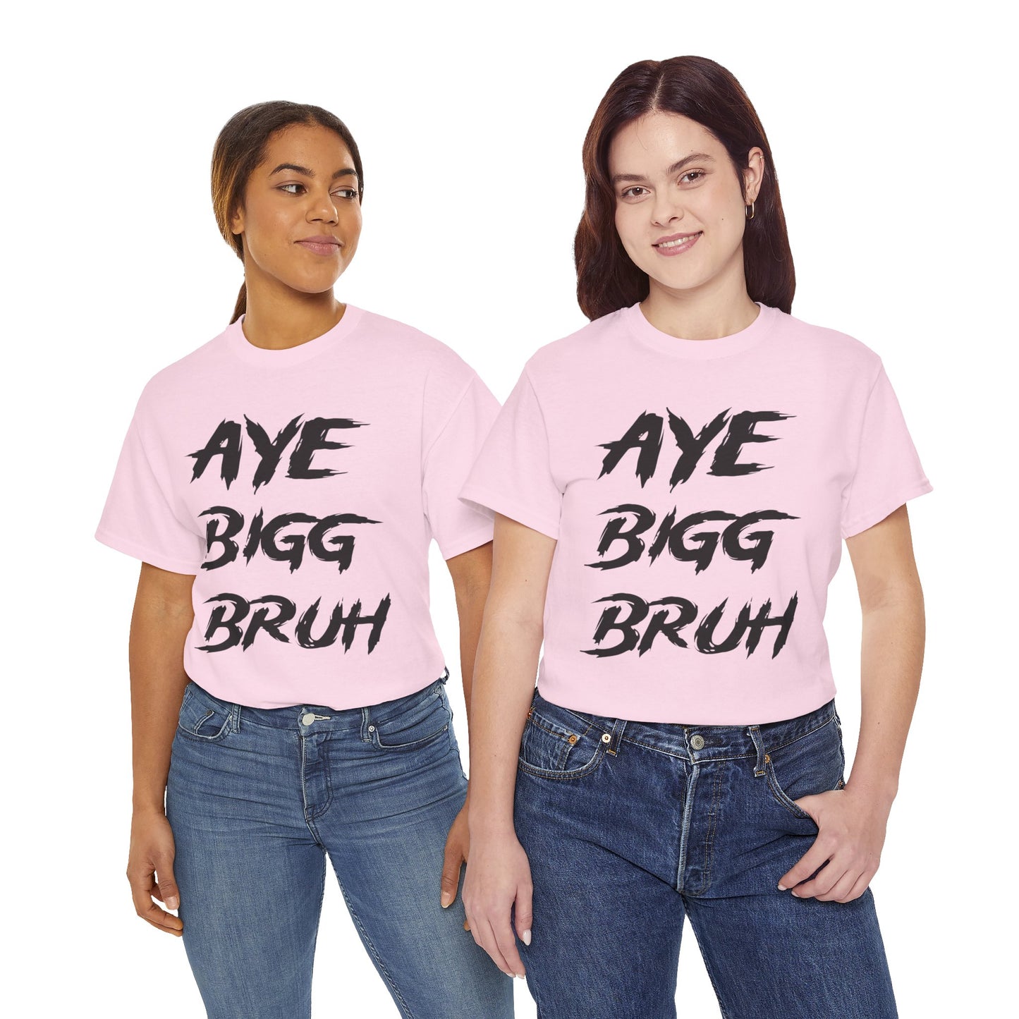Aye Bigg Bruh Tee Black