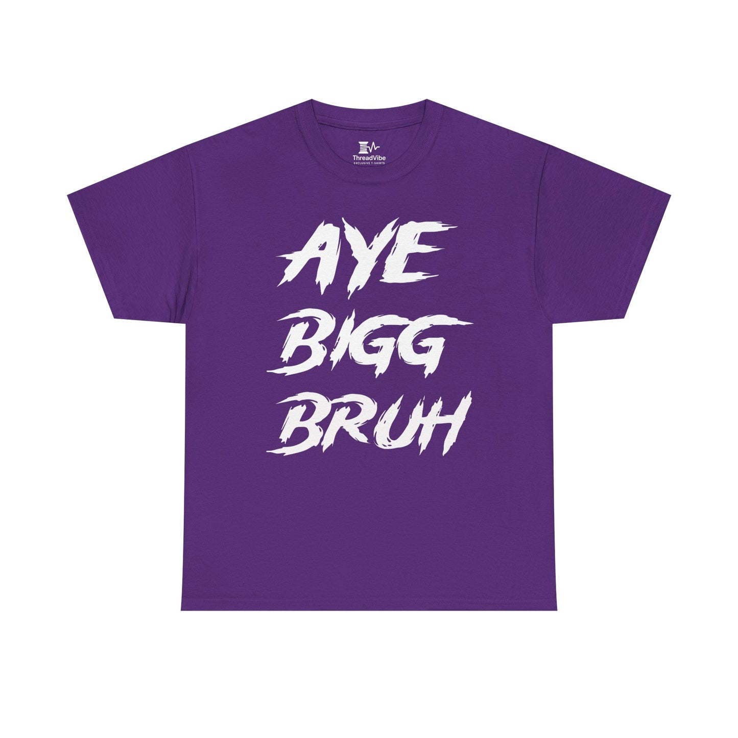 Aye Bigg Bruh Tee White
