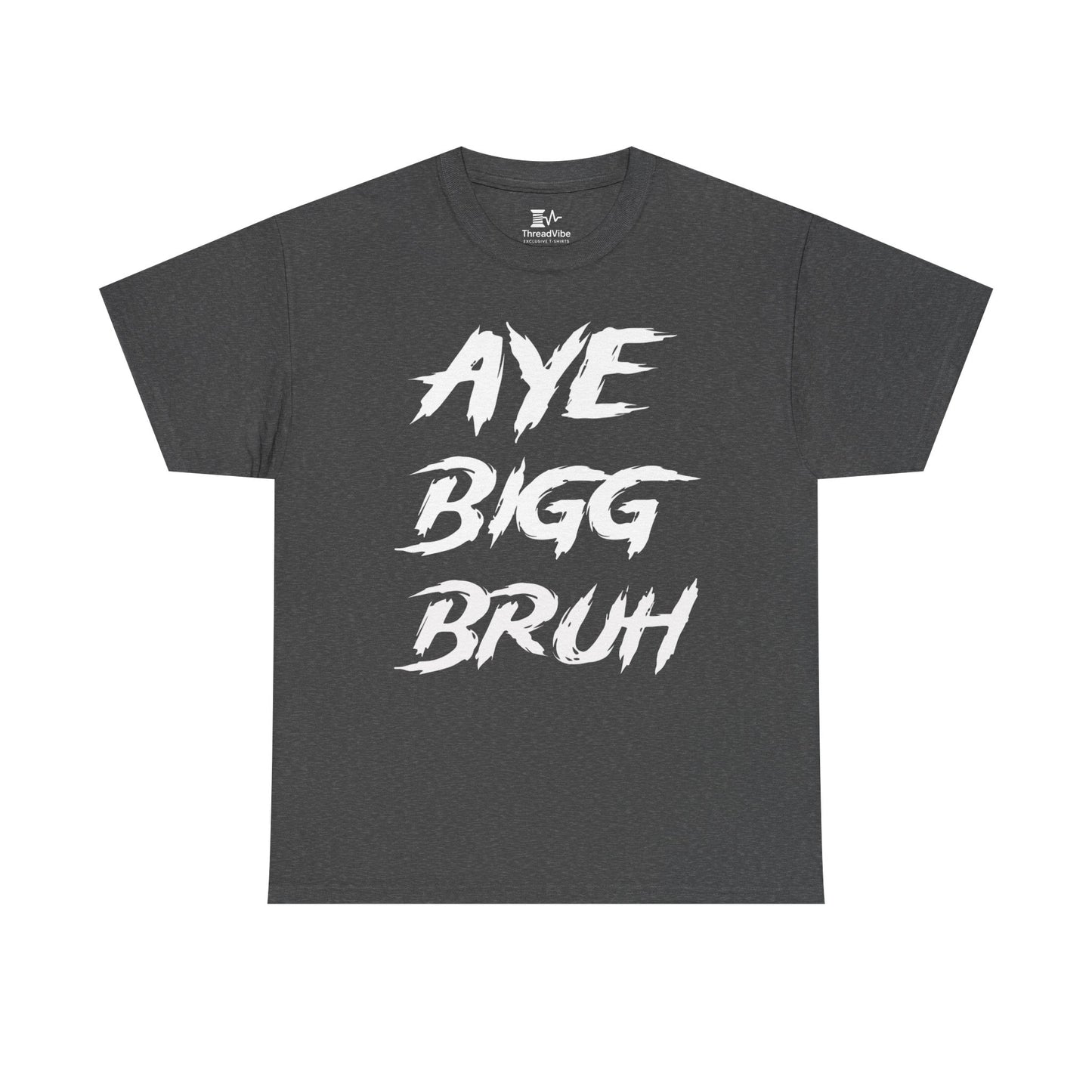 Aye Bigg Bruh Tee White