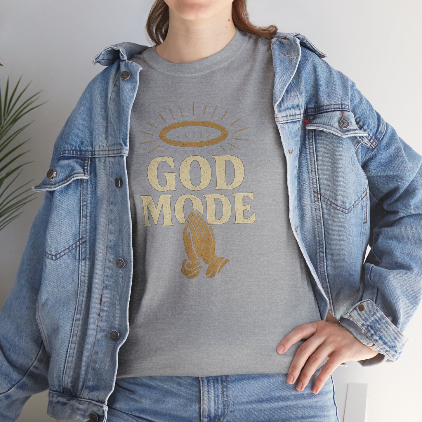 God Mode Design 1 Unisex Tee Light Colors