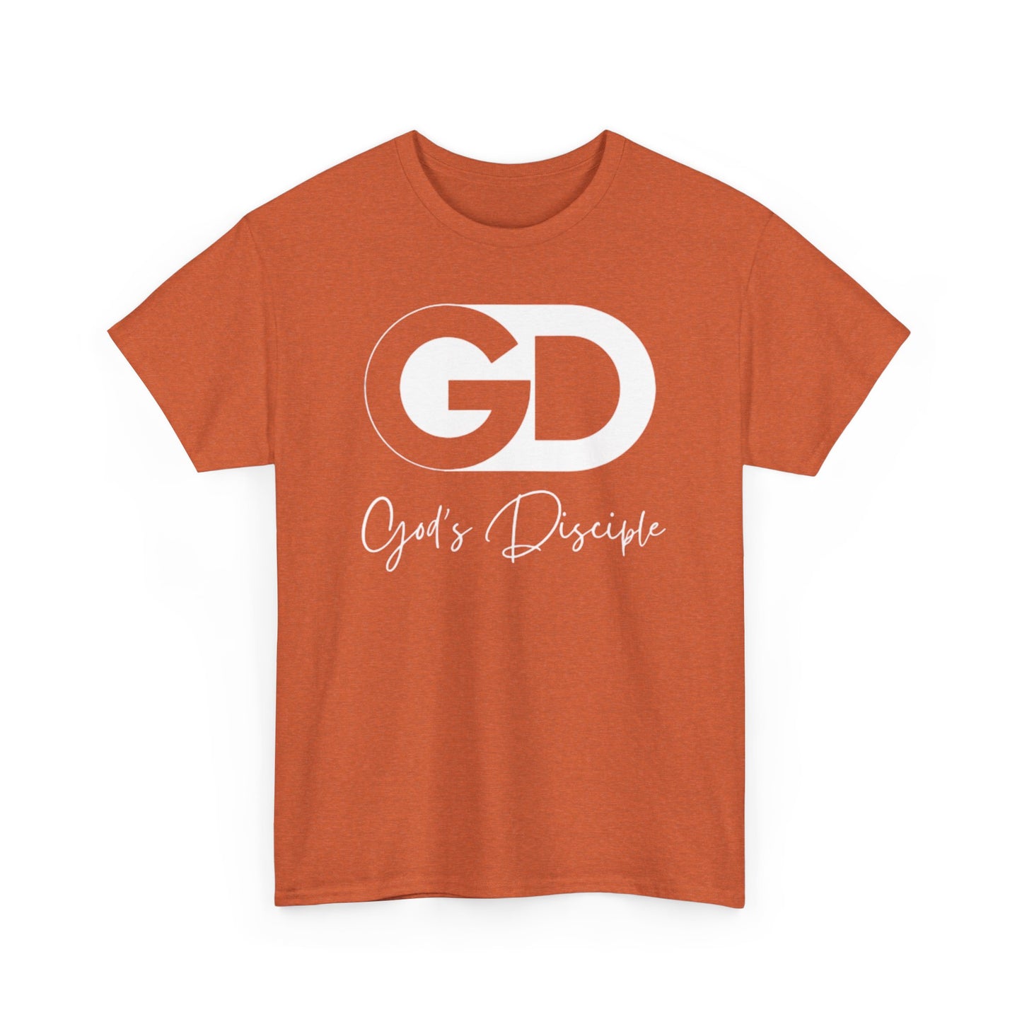God's Disciple White Text Tee