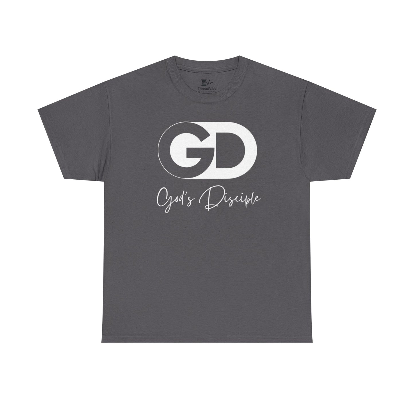 God's Disciple White Text Tee