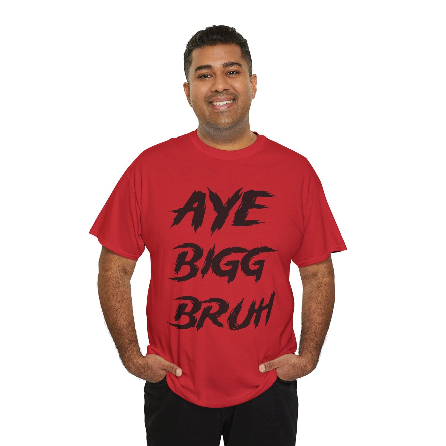 Aye Bigg Bruh Tee Black