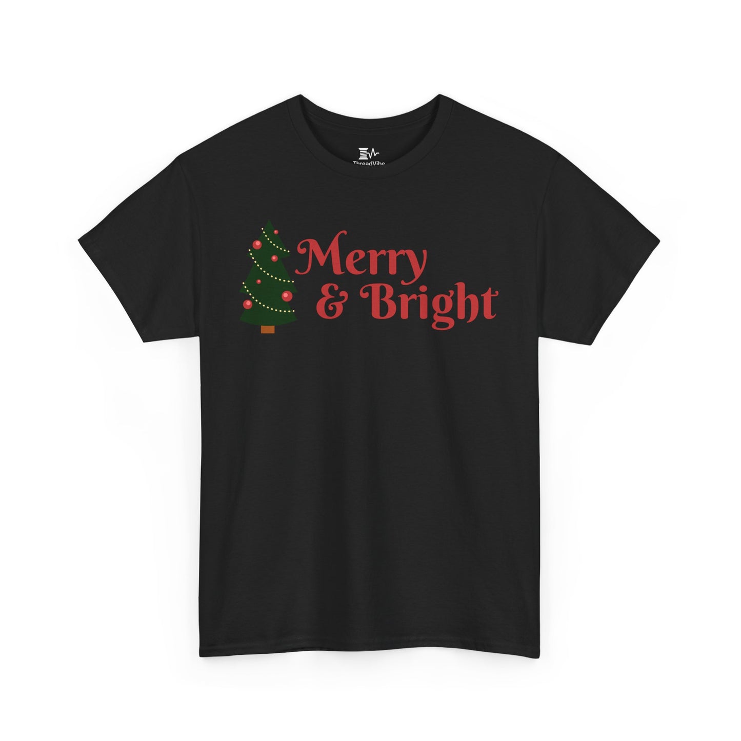 Christmas Unisex Tee - Merry and Bright Holiday Shirt