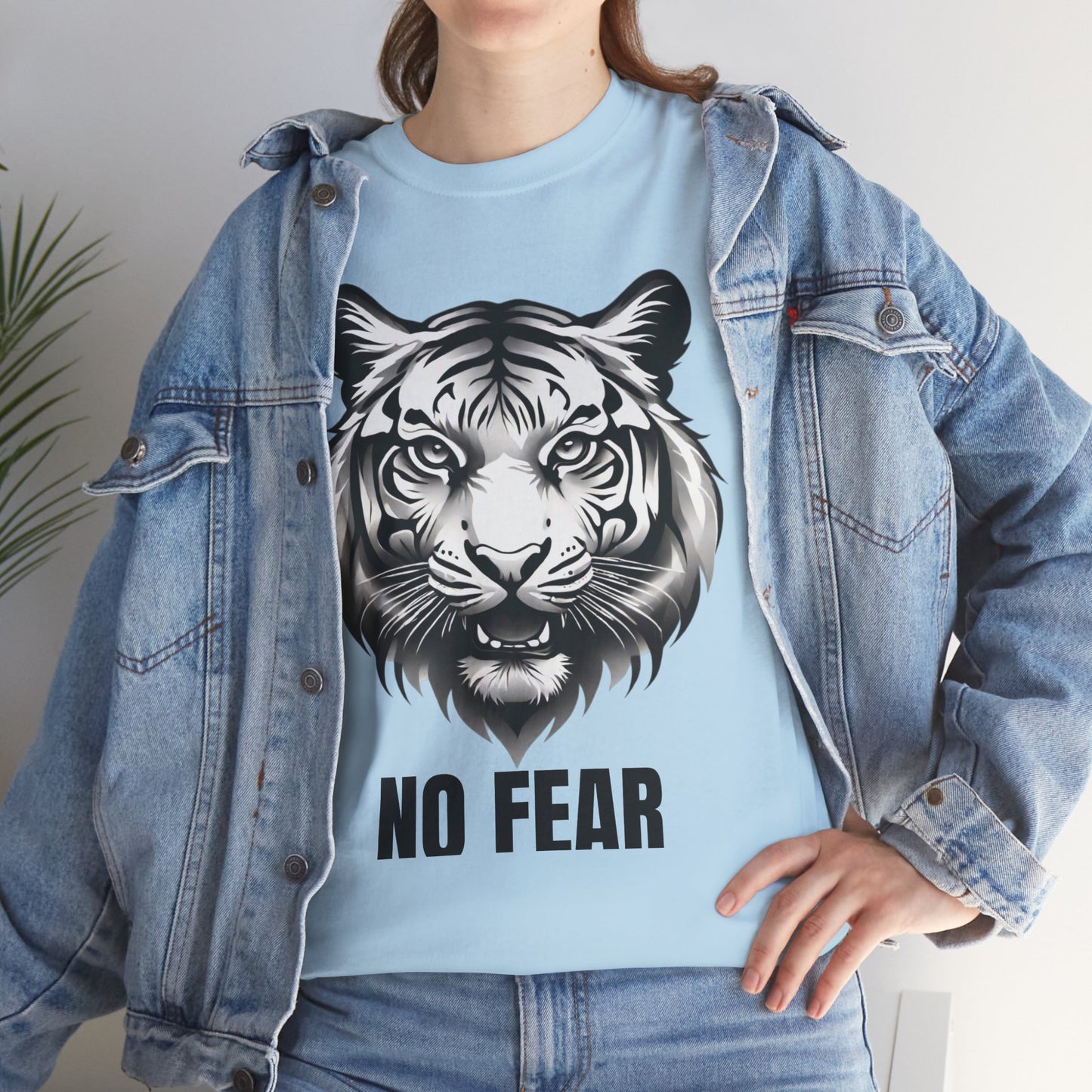 No Fear White Tiger Tee