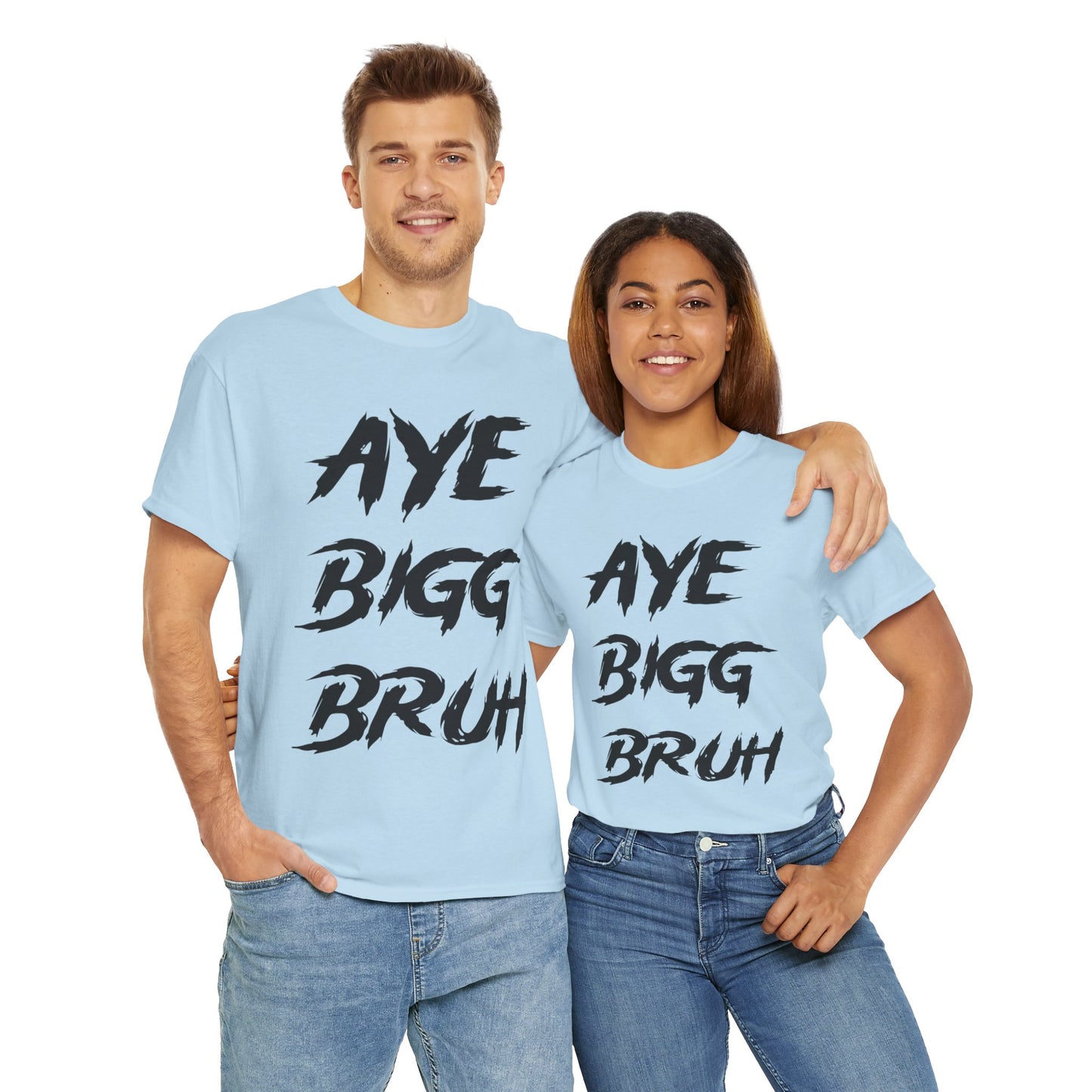 Aye Bigg Bruh Tee Black
