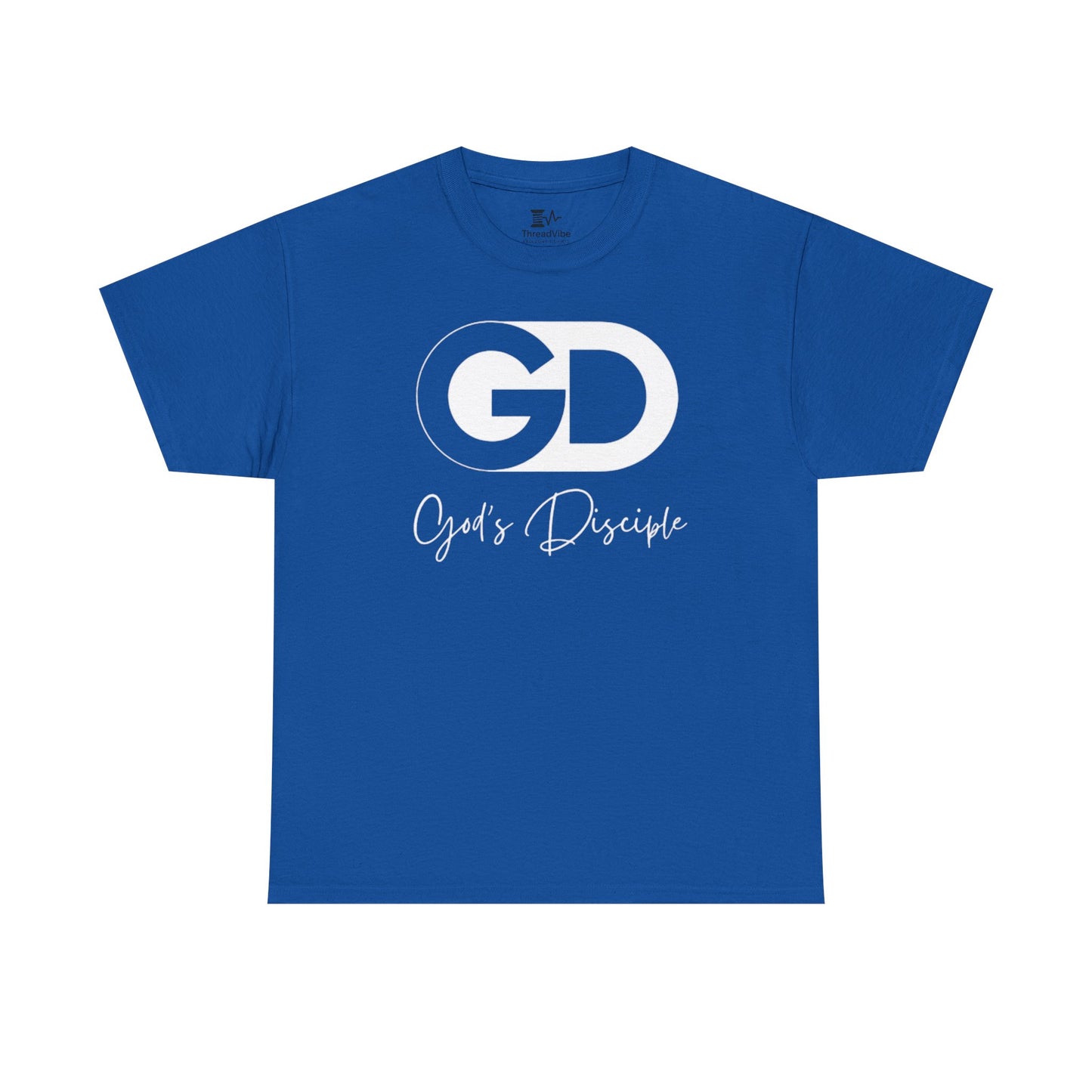 God's Disciple White Text Tee