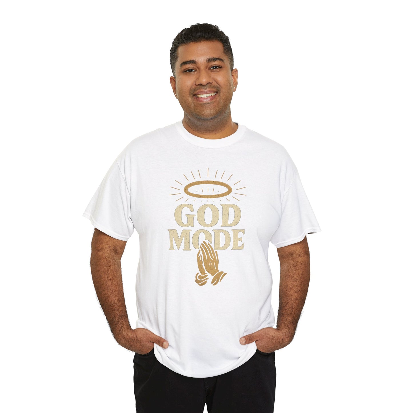 God Mode Design 1 Unisex Tee Light Colors