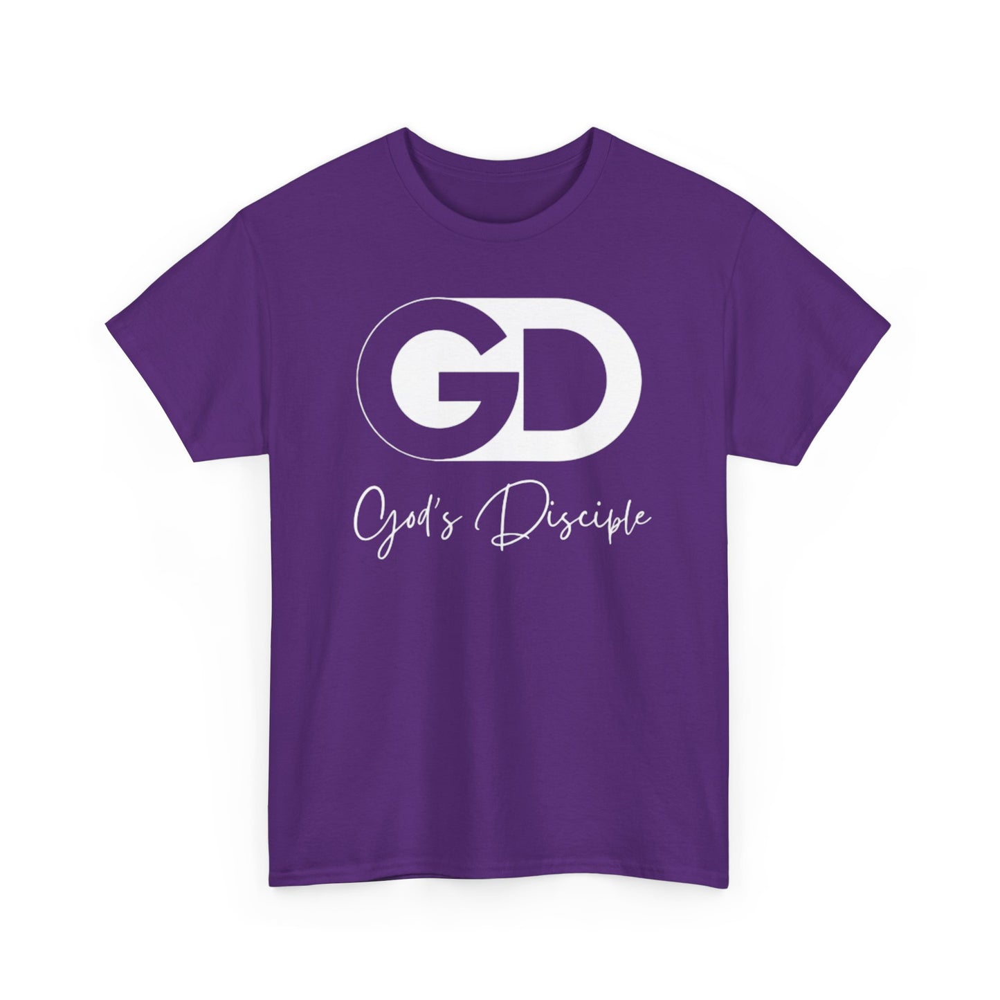 God's Disciple White Text Tee