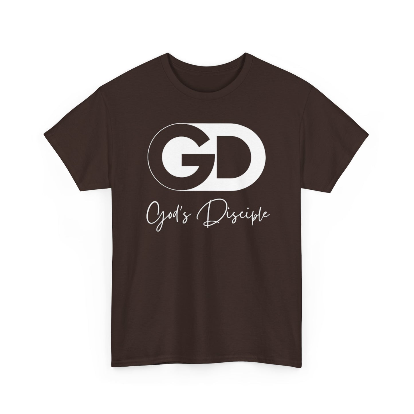 God's Disciple White Text Tee