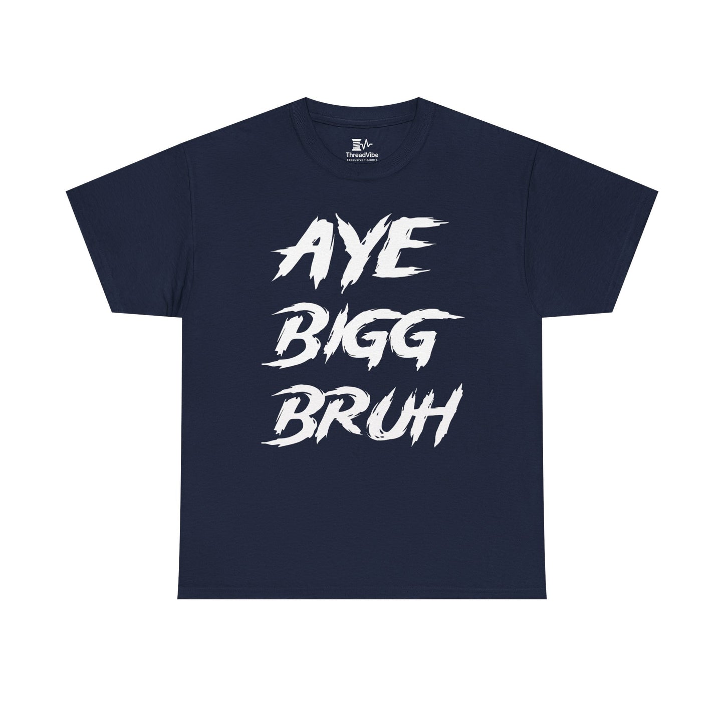 Aye Bigg Bruh Tee White