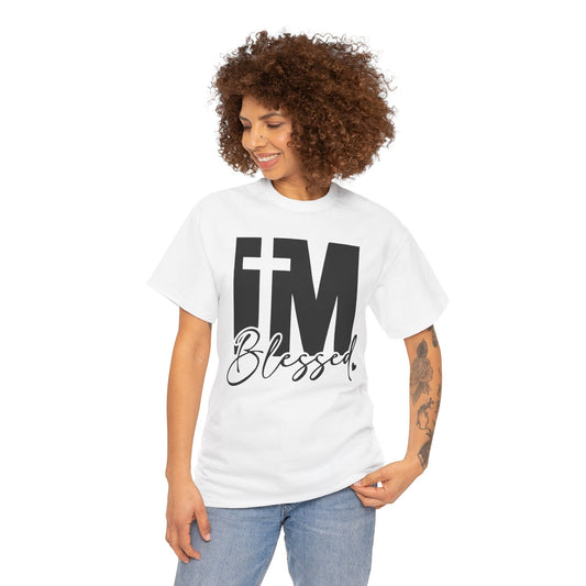 I'm Blessed Tee Black
