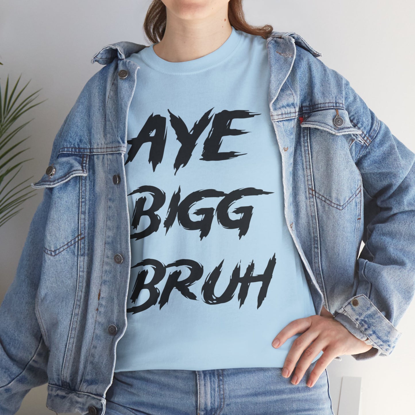 Aye Bigg Bruh Tee Black