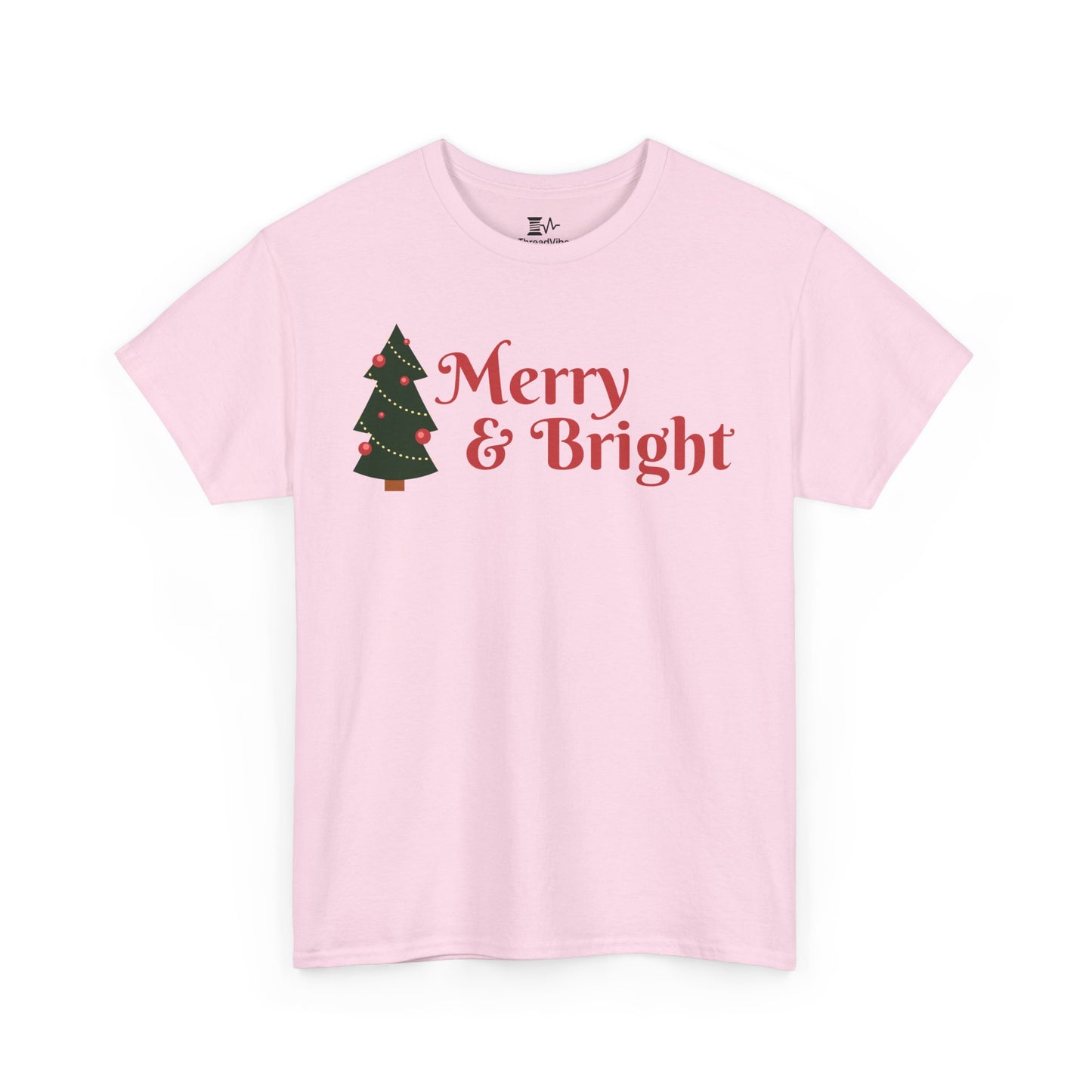 Christmas Unisex Tee - Merry and Bright Holiday Shirt