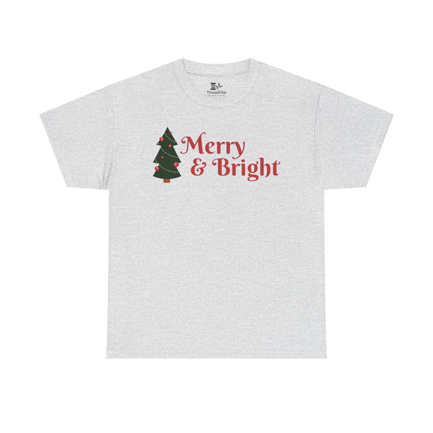 Christmas Unisex Tee - Merry and Bright Holiday Shirt
