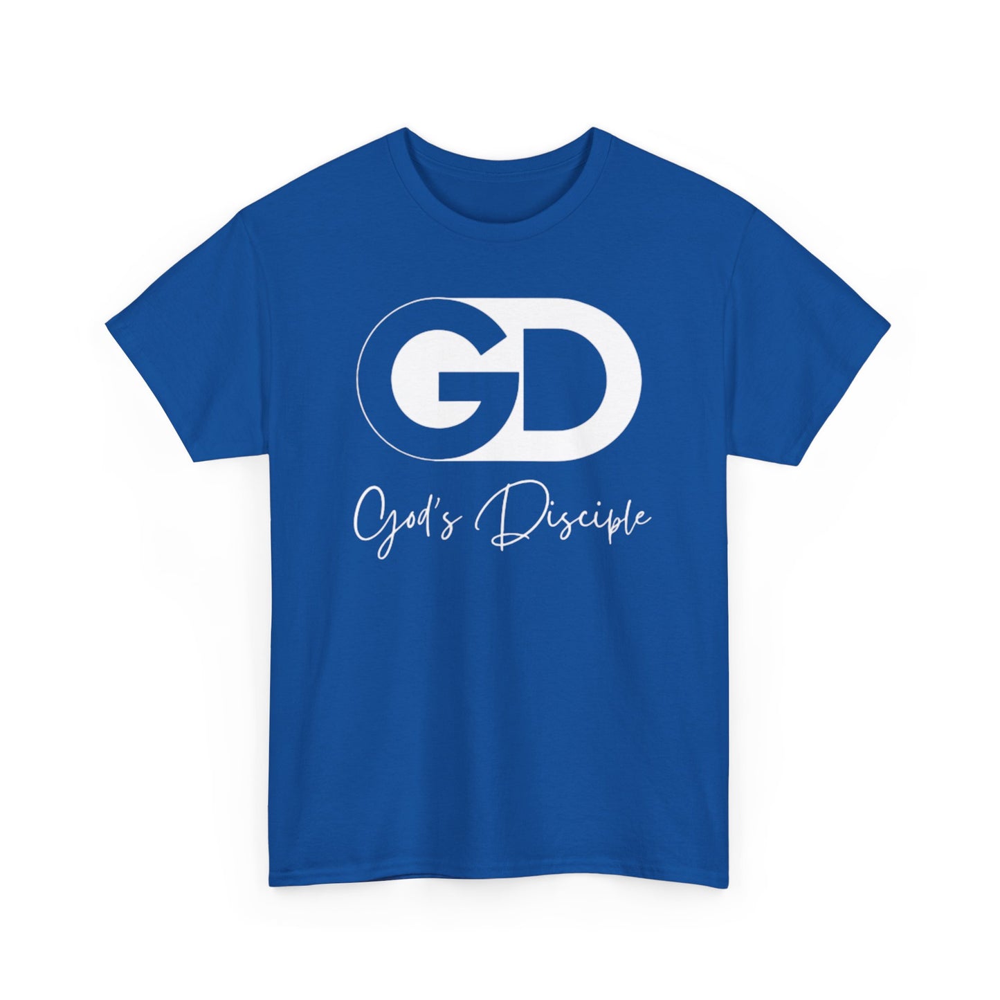God's Disciple White Text Tee