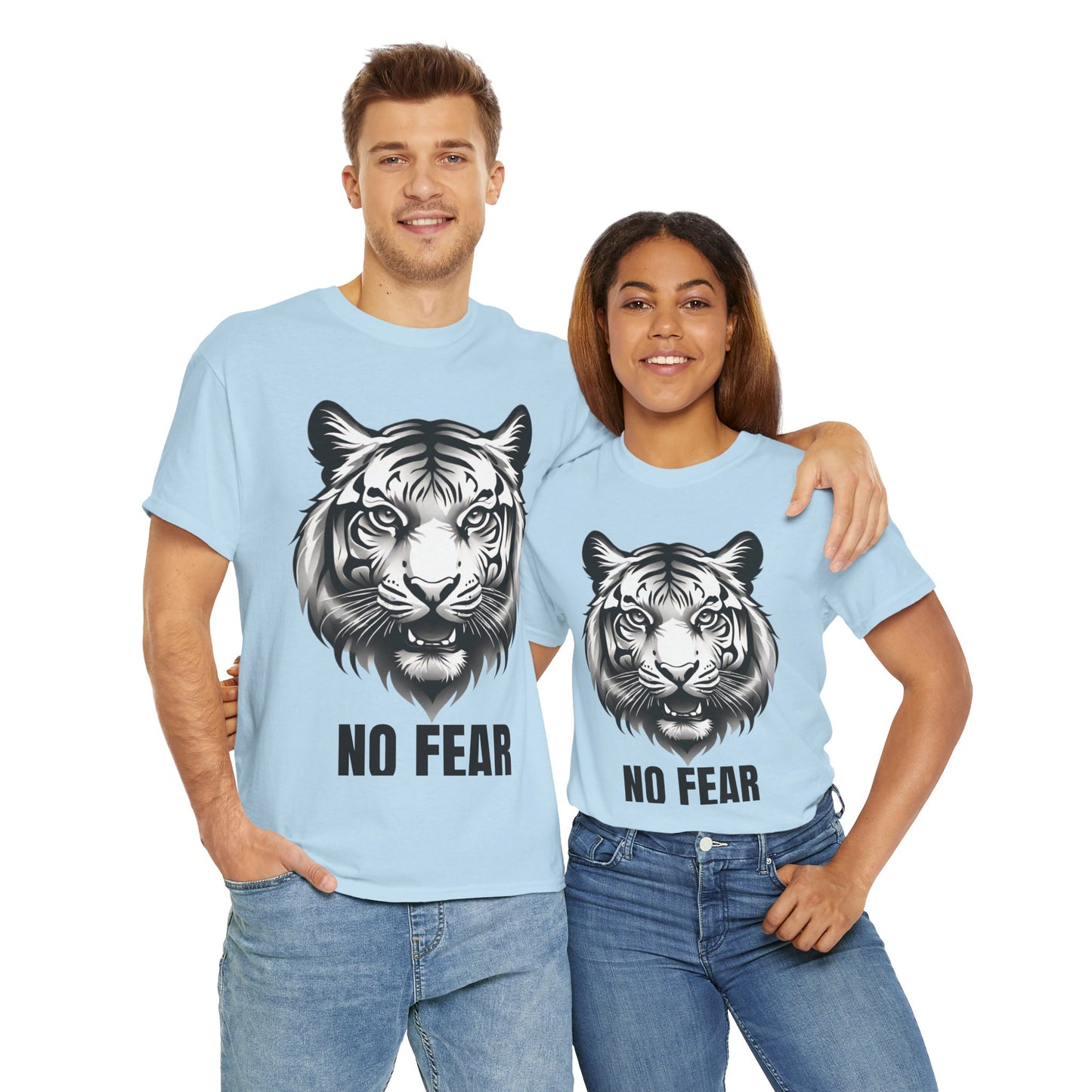 No Fear White Tiger Tee
