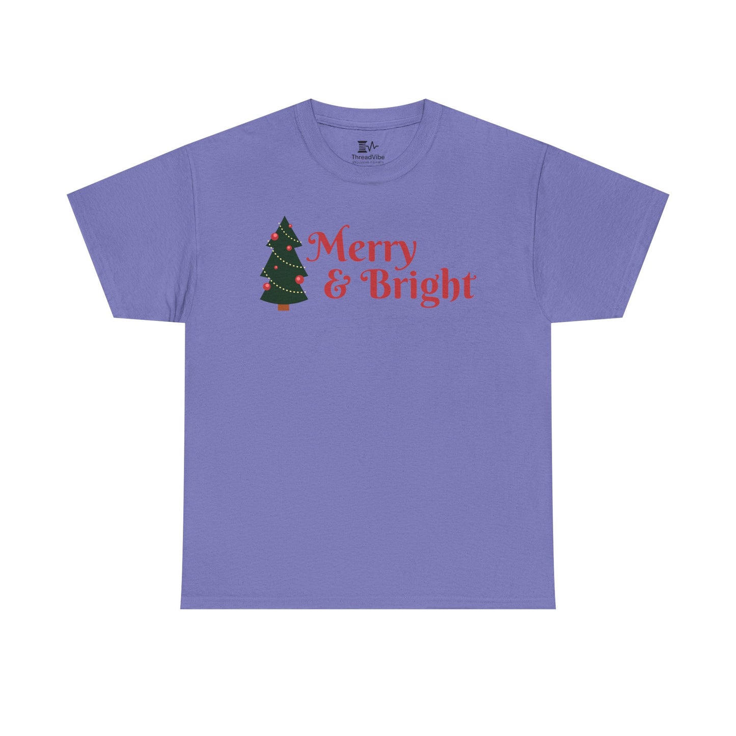 Christmas Unisex Tee - Merry and Bright Holiday Shirt