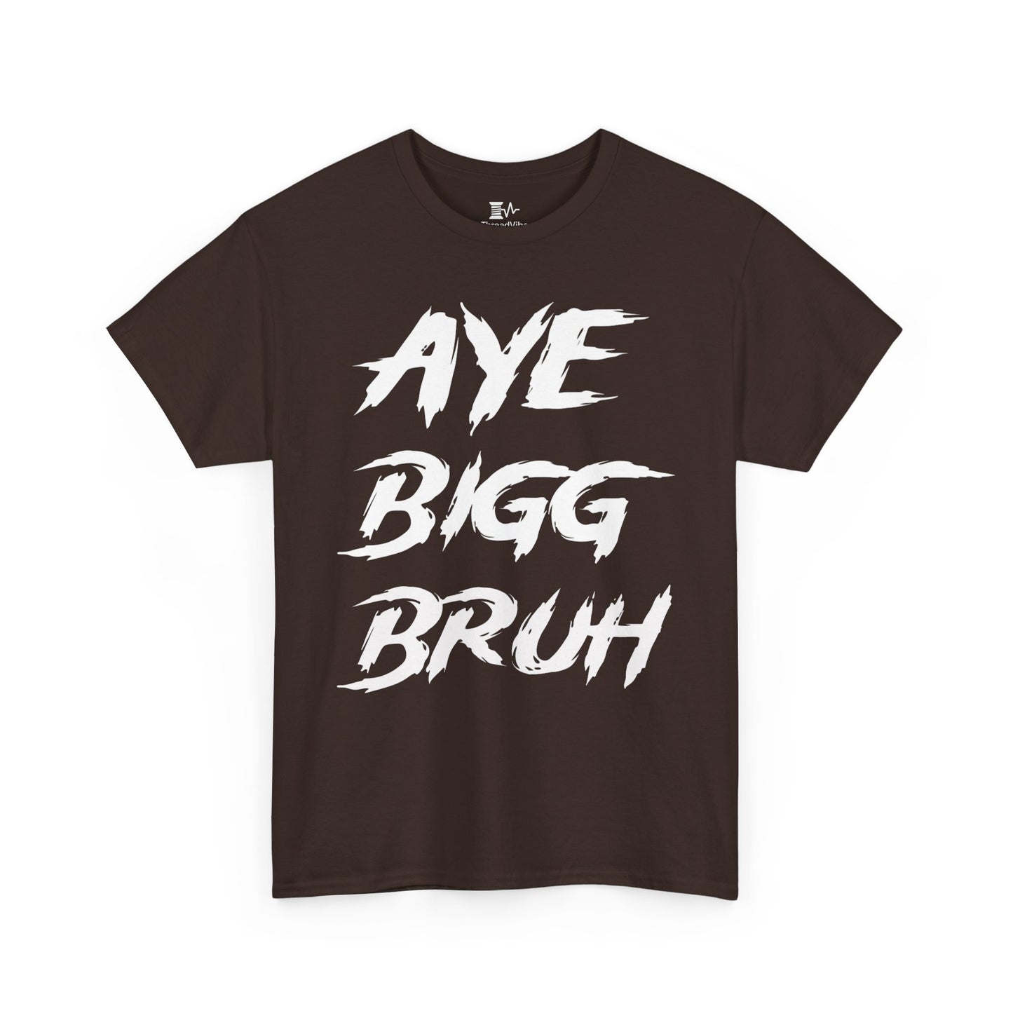 Aye Bigg Bruh Tee White