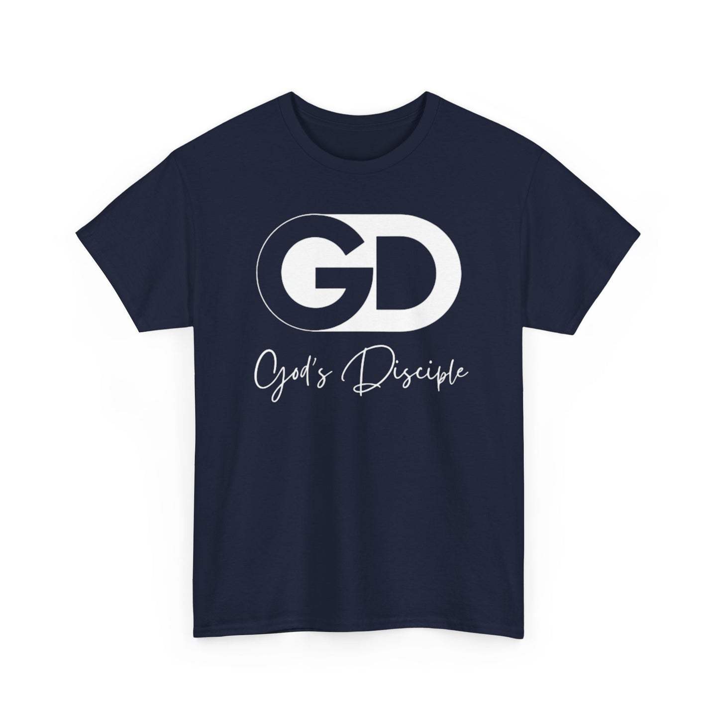 God's Disciple White Text Tee